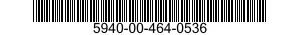 5940-00-464-0536  5940004640536 004640536