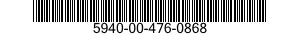 5940-00-476-0868  5940004760868 004760868