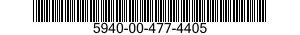 5940-00-477-4405 TERMINAL,FEEDTHRU 5940004774405 004774405
