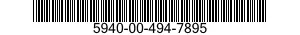 5940-00-494-7895 MARKER STRIP,TERMINAL BOARD 5940004947895 004947895