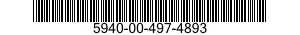 5940-00-497-4893 TERMINAL STRIP,GROUNDING 5940004974893 004974893