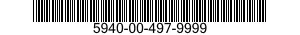 5940-00-497-9999 TERMINAL,FEEDTHRU 5940004979999 004979999