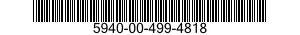 5940-00-499-4818 TERMINAL,FEEDTHRU 5940004994818 004994818