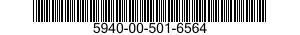 5940-00-501-6564 TERMINAL,FEEDTHRU 5940005016564 005016564