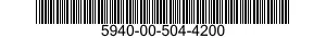 5940-00-504-4200 SPLICE,CONDUCTOR 5940005044200 005044200