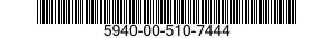 5940-00-510-7444 TERMINAL,LUG 5940005107444 005107444