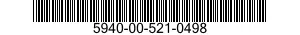 5940-00-521-0498  5940005210498 005210498