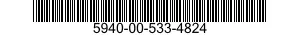 5940-00-533-4824 TERMINAL JUNCTION BLOCK,SECTIONA 5940005334824 005334824