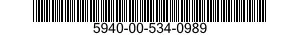 5940-00-534-0989 TERMINAL,LUG 5940005340989 005340989