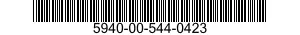 5940-00-544-0423 TERMINAL,QUICK DISCONNECT 5940005440423 005440423