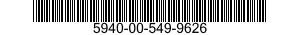 5940-00-549-9626 TERMINAL,FEEDTHRU 5940005499626 005499626
