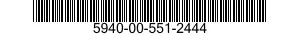 5940-00-551-2444 TERMINAL,LUG 5940005512444 005512444