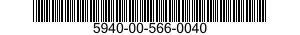 5940-00-566-0040  5940005660040 005660040