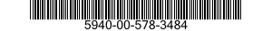5940-00-578-3484 TERMINAL,FEEDTHRU 5940005783484 005783484
