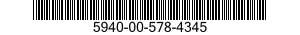 5940-00-578-4345 TERMINAL,STUD 5940005784345 005784345