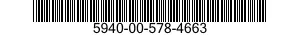 5940-00-578-4663 TERMINAL,STUD 5940005784663 005784663