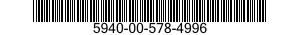 5940-00-578-4996 TERMINAL STRIP,GROUNDING 5940005784996 005784996