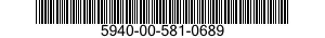 5940-00-581-0689  5940005810689 005810689