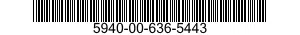 5940-00-636-5443  5940006365443 006365443