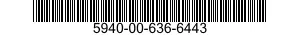 5940-00-636-6443  5940006366443 006366443