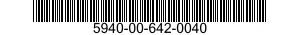 5940-00-642-0040  5940006420040 006420040