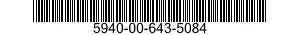 5940-00-643-5084  5940006435084 006435084