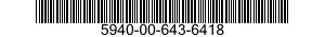 5940-00-643-6418  5940006436418 006436418