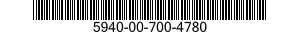 5940-00-700-4780 CONTACT STRIP,RADIO FREQUENCY GROUNDING 5940007004780 007004780