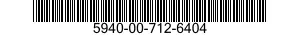 5940-00-712-6404 TERMINAL,QUICK DISCONNECT 5940007126404 007126404