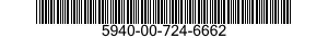 5940-00-724-6662 TERMINAL,FEEDTHRU 5940007246662 007246662