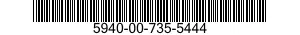 5940-00-735-5444  5940007355444 007355444