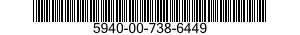 5940-00-738-6449  5940007386449 007386449