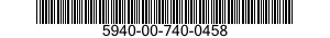 5940-00-740-0458  5940007400458 007400458
