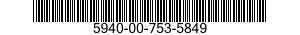 5940-00-753-5849  5940007535849 007535849