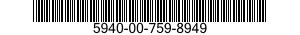 5940-00-759-8949 TERMINAL,STUD 5940007598949 007598949