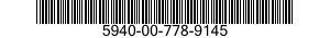 5940-00-778-9145 TERMINAL,FEEDTHRU 5940007789145 007789145