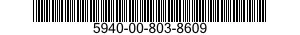 5940-00-803-8609 TERMINAL,FEEDTHRU 5940008038609 008038609