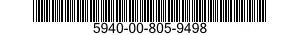 5940-00-805-9498 TERMINAL,TAPER PIN,ELECTRICAL 5940008059498 008059498