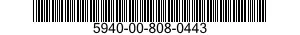 5940-00-808-0443  5940008080443 008080443