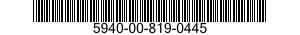5940-00-819-0445  5940008190445 008190445