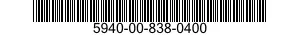 5940-00-838-0400 TERMINAL BOARD 5940008380400 008380400