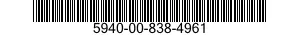 5940-00-838-4961 TERMINAL,STUD 5940008384961 008384961