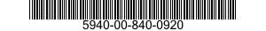 5940-00-840-0920 SPLICE,CONDUCTOR 5940008400920 008400920
