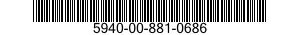 5940-00-881-0686 TERMINAL,STUD 5940008810686 008810686