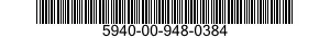 5940-00-948-0384 TERMINAL BOARD 5940009480384 009480384
