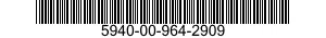 5940-00-964-2909 TERMINAL,FEEDTHRU 5940009642909 009642909