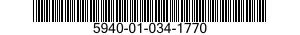 5940-01-034-1770 TERMINAL,FEEDTHRU 5940010341770 010341770