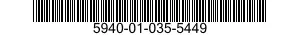 5940-01-035-5449 TERMINAL STRIP,GROUNDING 5940010355449 010355449