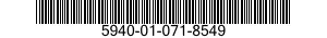 5940-01-071-8549 TERMINAL,FEEDTHRU 5940010718549 010718549