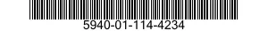 5940-01-114-4234 TERMINAL,FEEDTHRU 5940011144234 011144234